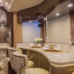 2018 Millennium H3-45 Stock #737 - Seating in dining area